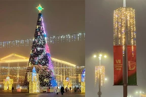 Минск «зажегся» не только главной елкой на Октябрьской