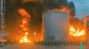 Война, 17 марта. ВСУ почти полностью уничтожили резервуарный парк нефтебазы в Лабинске Краснодарского края. В чем признался Шойгу